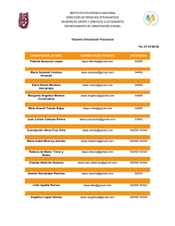 ORIENTACIÓN EDUCATIVA Y VOCACIONAL