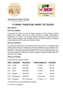 2º CROSS “FUENTE DEL MORO” DE TOLEDO