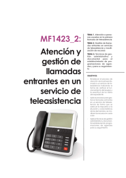 MF1423_2: Atención y gestión de llamadas