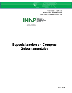 Compras Gubernamentales - Instituto Nacional de Administración