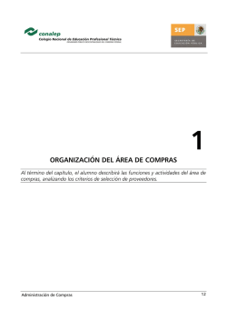 1 organización del área de compras