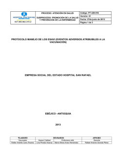 protocolo manejo de los esavi - ESE Hospital San Rafael Ebéjico Ant.