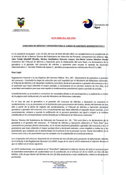 sr - Secretaría del Agua