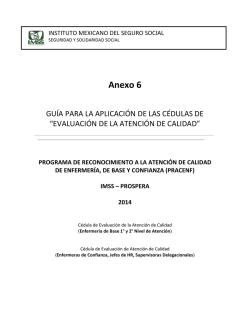 Anexo 6 - cvoed - Instituto Mexicano del Seguro Social