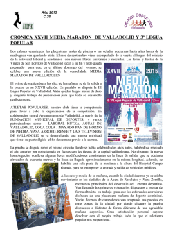 20 cronica xxvii media maraton de valladolid y 3ª legua popular