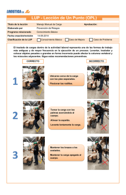 LUP - Lecci&oacute;n de Un Punto (OPL)