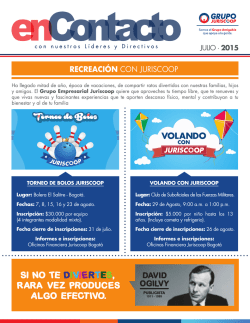 Boletín EnContacto para Líderes y Directivos Julio 2015