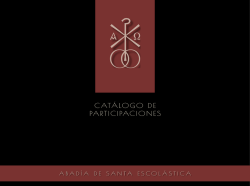 Descargar en formato PDF - Abadía de Santa Escolástica