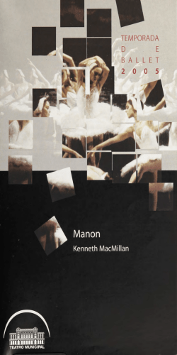 Programa Manon año 2006