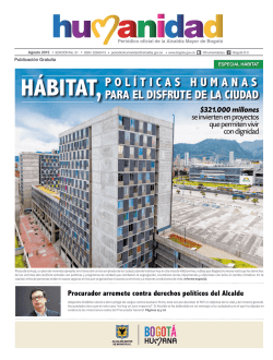 Hábitat - Bogotá Humana