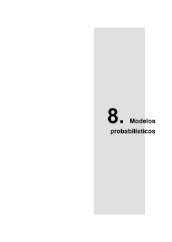 8. Modelos probabilísticos