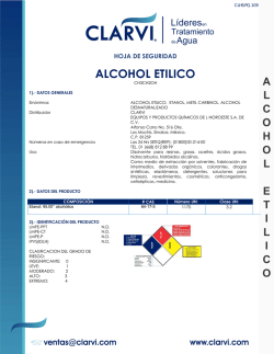 ALCOHOL ETILICO