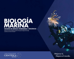 Brochure Biologia Marina - Universidad Científica del Sur