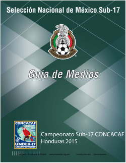 Federación Mexicana de Fútbol www.femexfut.org.mx miseleccion
