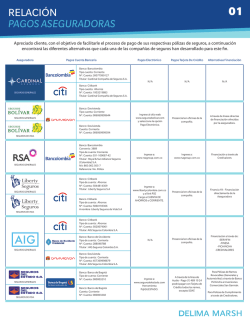 Relacion PAGOS Aseguradoras