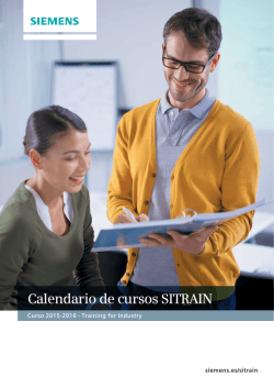 Calendario de cursos SITRAIN