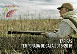 tarifas temporada de caza 2015-2016