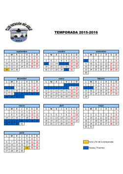 TEMPORADA 2015-2016