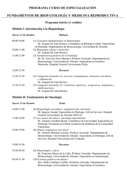 FUNDAMENTOS DE BIOPATOLOGÍA Y MEDICINA REPRODUCTIVA