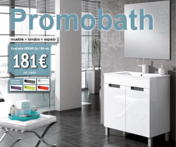 mueble + lavabo + espejo