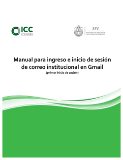 guia correo institucional - Instituto Consorcio Clavijero