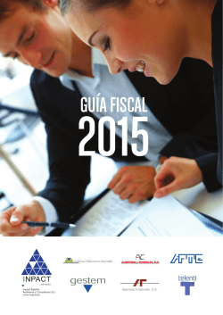 Gu&iacute;a Fiscal 2015 Inpact - Grupo Asesor&iacute;a Financiera