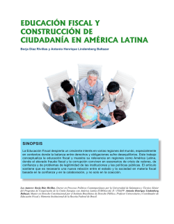 educación fiscal y construcción de ciudadanía en américa latina