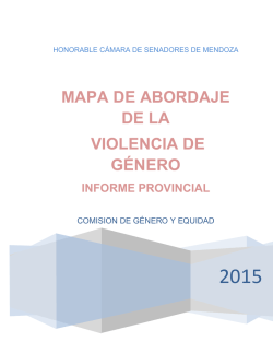 Mapa de la Violencia de Género