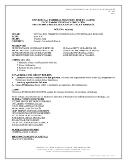 ACTA 019 de 2015