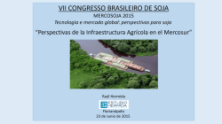 Hidrovías - VII Congresso Brasileiro de Soja