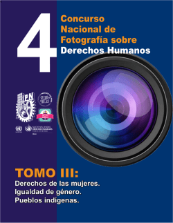 TOMO III: - 5to Concurso Nacional de Fotografía