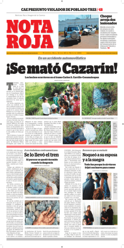 NOTICIAS Voz e Imagen de la Cuenca