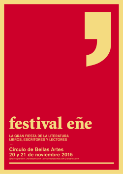 Programa Festival Eñe 2015