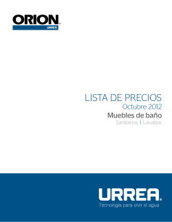 lista-precios-orion-2012 - Bienvenidos a Grupo SAR