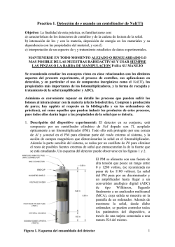 Practica 1. Detección de γ usando un centelleador de NaI(Tl)