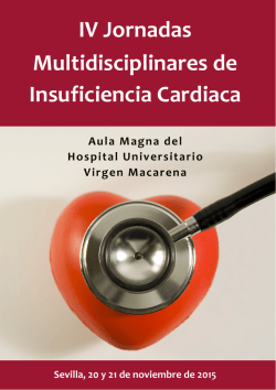 IV Jornadas Multidisciplinares de Insuficiencia Cardiaca