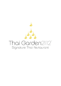 Ver la carta - Thai Garden 2112