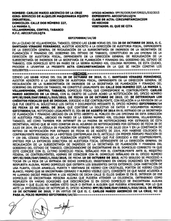 NOMBRE: CARLOS MARIO ASCENCIO DE LA CRUZ OFICIO