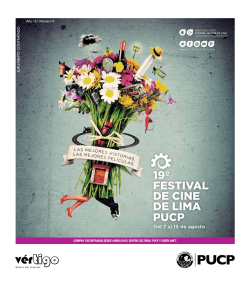 Sinopsis - Festival de Cine de Lima
