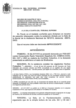 Informe del fiscal del Tribunal Supremo