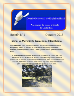 Boletin_1 Espiritualidad - Guias y Scouts de Costa Rica