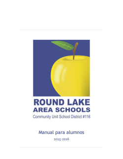 Manual para alumnos - Round Lake School District