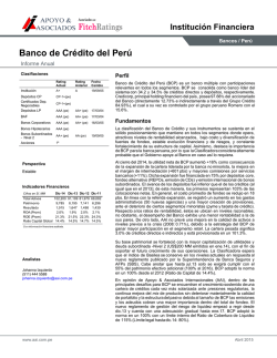 Banco de Crédito del Perú - apoyo & asociados internacionales sac