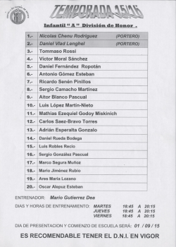 2.— Daniel Vlad Lenghel (PORTERO)