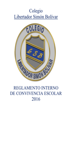 Colegio Libertador Simón Bolívar 2016