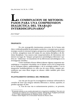 pasos para una comprension dialectica del trabajo interdisciplinario1