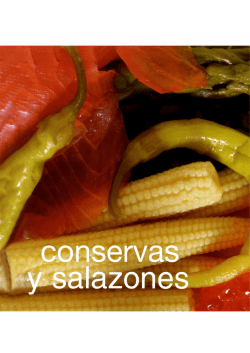 5 CONSERVAS Y SALAZONES