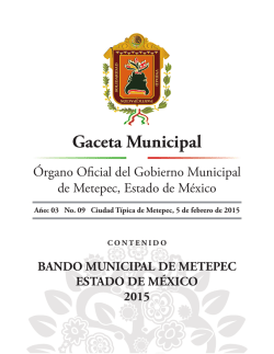 Gaceta Municipal