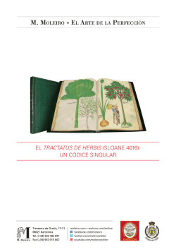 el tractatus de herbis - Colégio Medico de Sevilla