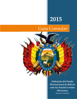 Guía Consular V 7.4 - Embajada del Estado Plurinacional de Bolivia